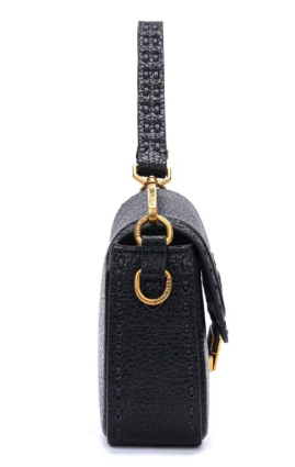 Bolsa Preta Floater Transversal Pequena Santa Lolla
