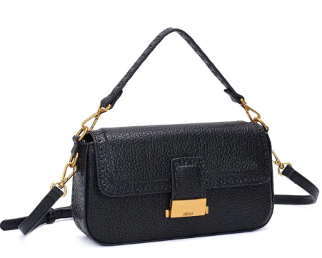 Bolsa Preta Floater Transversal Pequena Santa Lolla