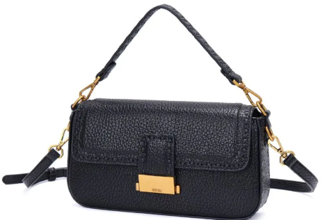 Bolsa Preta Floater Transversal Pequena Santa Lolla